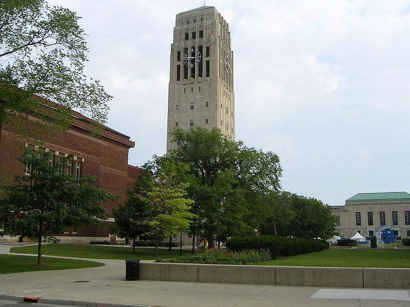 密歇根大学全景图片