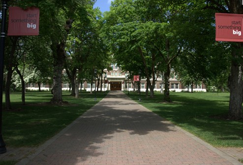 东华盛顿大学全景图片
