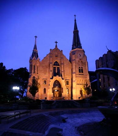 克瑞顿大学全景图片