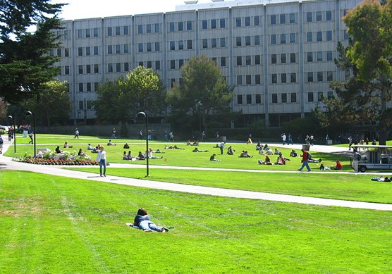 旧金山州立大学全景图片