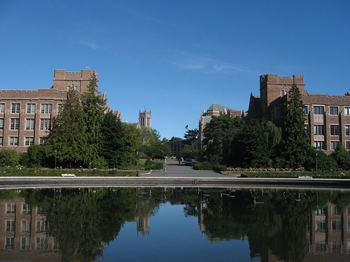 华盛顿大学全景图片